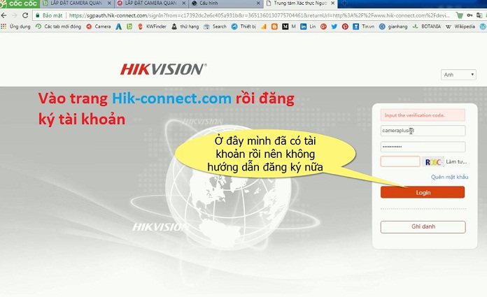 Hướng dẫn cài đặt camera IP WiFi Hikvision bằng máy tính