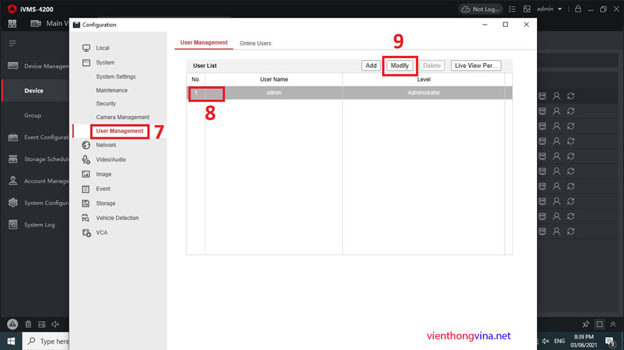 Hướng dẫn thay đổi mật khẩu đầu ghi hình hikvision đơn giản nhất