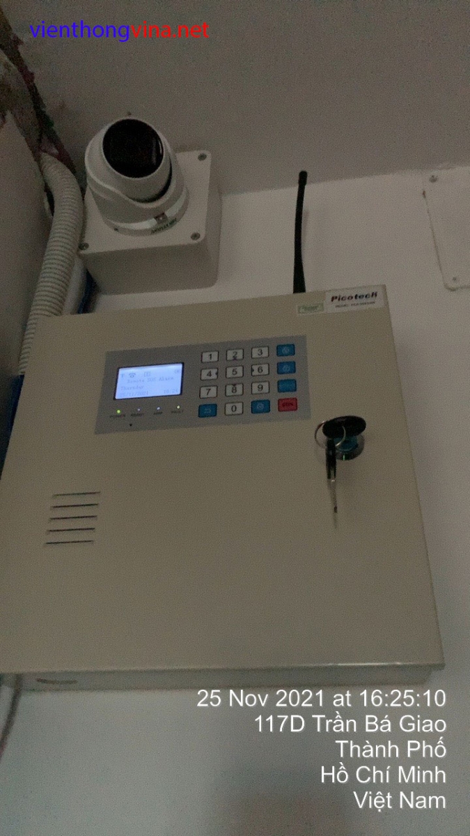 Lắp đặt hệ thống camera quan sát, báo cháy cho dãy nhà trọ