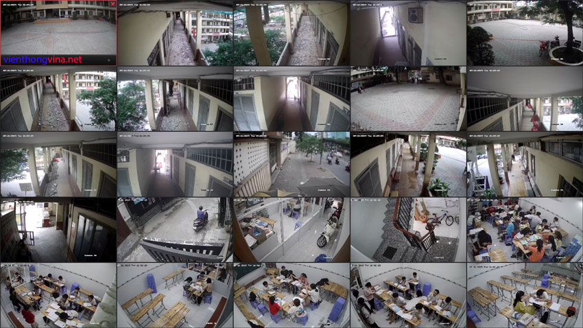 LẮP ĐẶT CAMERA QUAN SÁT TẠI TRƯỜNG HỌC