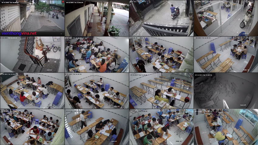 LẮP ĐẶT CAMERA QUAN SÁT TẠI TRƯỜNG HỌC