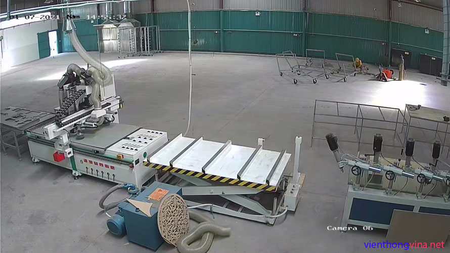 Lắp đặt hệ thống camera Hikvision cho nhà xưởng sản xuất nội thất tại Bình Dương