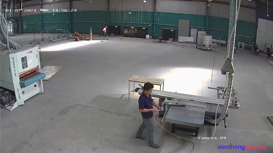 Lắp đặt hệ thống camera Hikvision cho nhà xưởng sản xuất nội thất tại Bình Dương