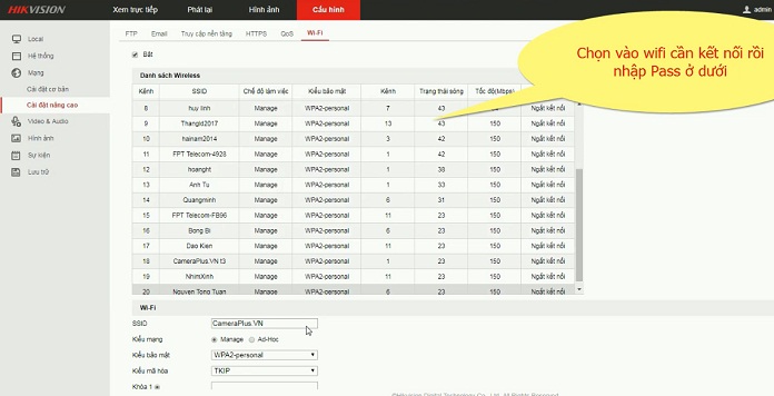 Hướng dẫn cài đặt camera IP WiFi Hikvision bằng máy tính