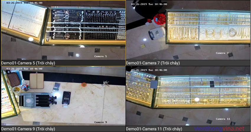 LẮP ĐẶT HỆ THỐNG CAMERA TẠI TIỆM VÀNG