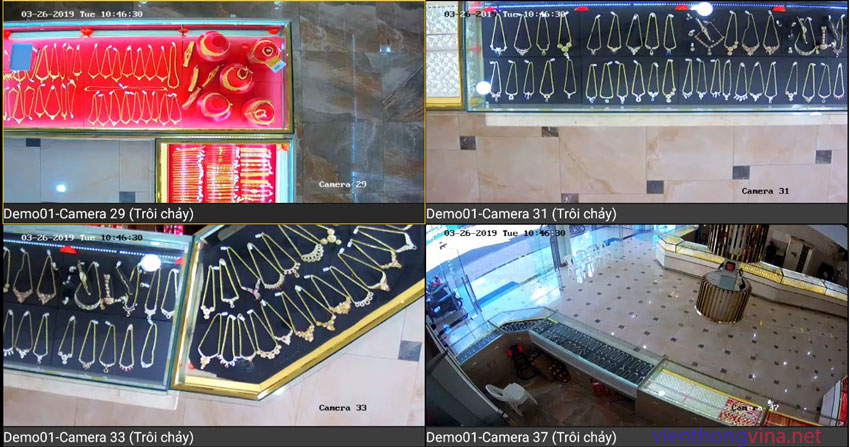 LẮP ĐẶT HỆ THỐNG CAMERA TẠI TIỆM VÀNG