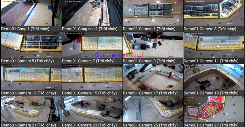 LẮP ĐẶT HỆ THỐNG CAMERA TẠI TIỆM VÀNG
