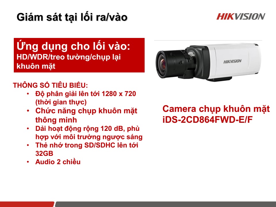 Giải pháp an ninh chuỗi cửa hàng từ HIKVISION Giải pháp an ninh chuỗi cửa hàng từ HIKVISION