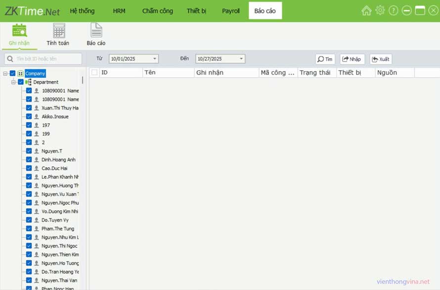 Hướng Dẫn Tự Xuất Dữ Liệu Chấm Công Đơn Giản Cho Doanh Nghiệp