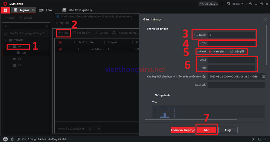HƯỚNG DẪN SỬ DỤNG CHẤM CÔNG HIKVISION BẰNG PHẦN MỀM IVMS-4200