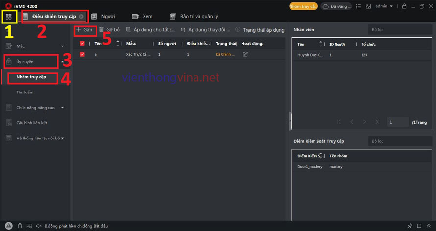 HƯỚNG DẪN SỬ DỤNG CHẤM CÔNG HIKVISION BẰNG PHẦN MỀM IVMS-4200