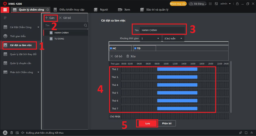 HƯỚNG DẪN SỬ DỤNG CHẤM CÔNG HIKVISION BẰNG PHẦN MỀM IVMS-4200