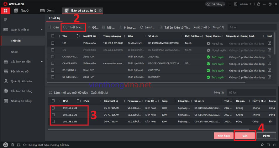 HƯỚNG DẪN SỬ DỤNG CHẤM CÔNG HIKVISION BẰNG PHẦN MỀM IVMS-4200
