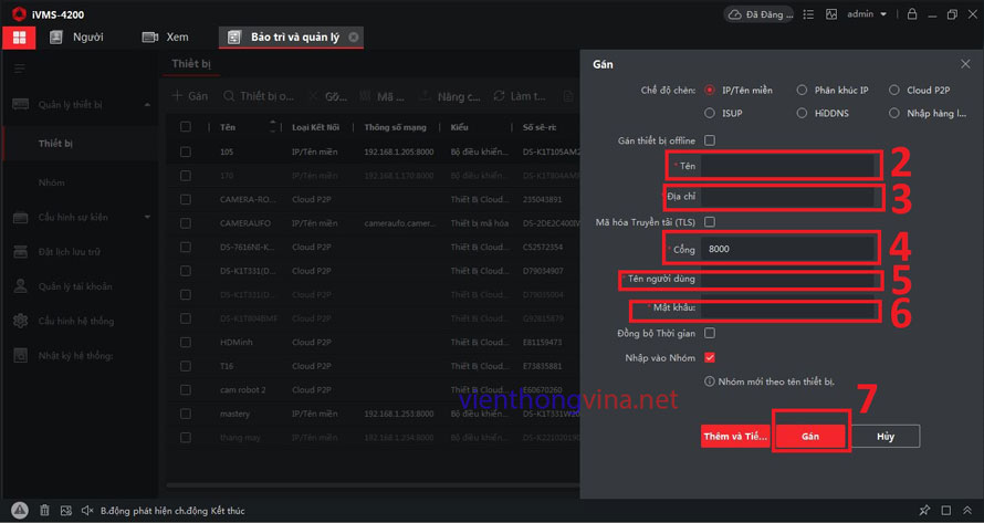 HƯỚNG DẪN SỬ DỤNG CHẤM CÔNG HIKVISION BẰNG PHẦN MỀM IVMS-4200