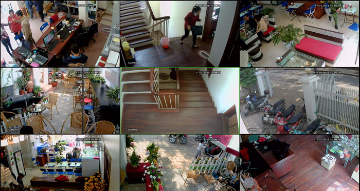 Tư vấn lắp đặt camera quan sát cho quán cafe
