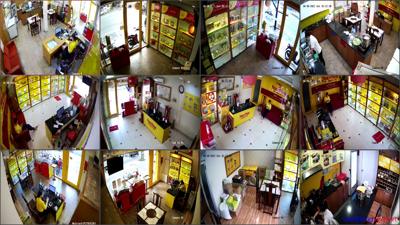 Lắp đặt hệ thống camera quan sát chuỗi cửa hàng