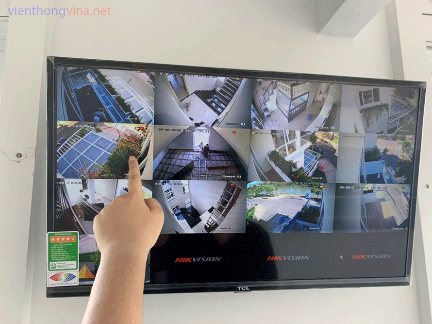 Lắp đặt hệ thống camera, báo trộm, mạng wifi cho biệt thự tại Quận 7, Tp.HCM