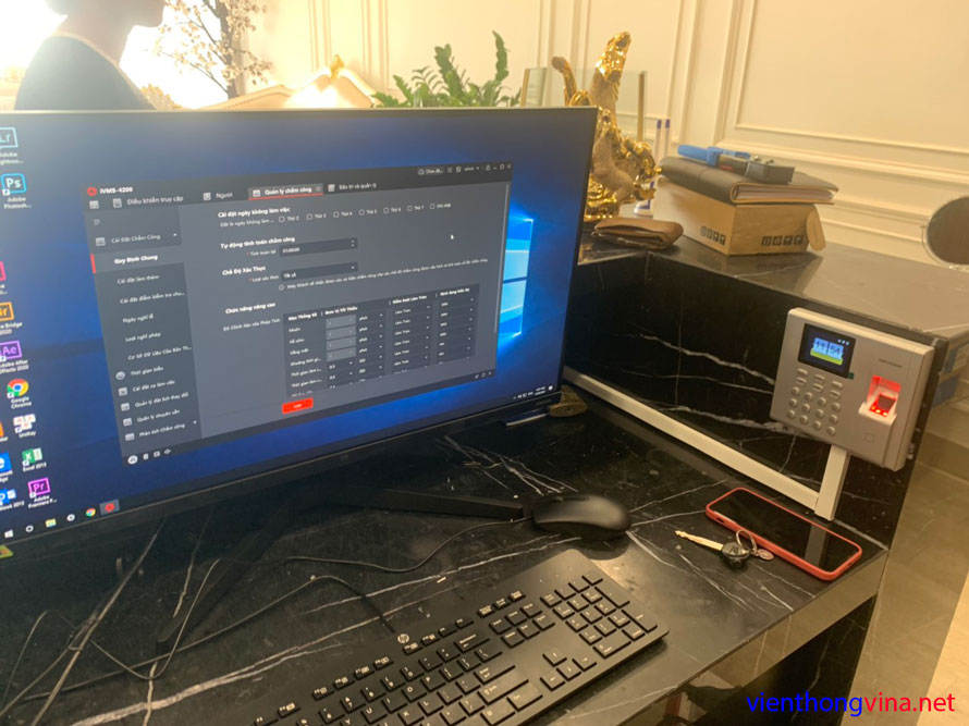 Lắp đặt hệ thống&nbsp;máy chấm công Hikvision cho Công Ty Cổ Phần Đầu Tư Dayshine