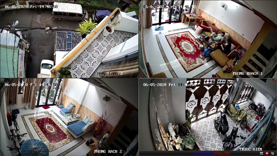 Lắp đặt camera cho biệt thự tại Gò Vấp, Tp.HCM