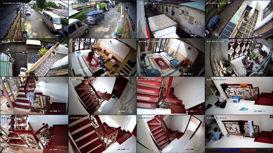 Lắp đặt camera cho biệt thự tại Gò Vấp, Tp.HCM