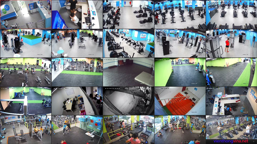 LẮP ĐẶT HỆ THỐNG CAMERA, MẠNG VĂN PHÒNG, MẠNG WIFI TỐC ĐỘ CAO CHO PHÒNG TẬP GYM