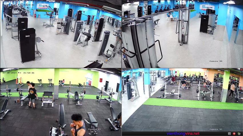 LẮP ĐẶT HỆ THỐNG CAMERA, MẠNG VĂN PHÒNG, MẠNG WIFI TỐC ĐỘ CAO CHO PHÒNG TẬP GYM