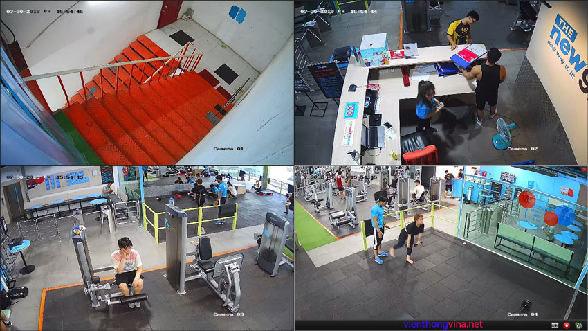 LẮP ĐẶT HỆ THỐNG CAMERA, MẠNG VĂN PHÒNG, MẠNG WIFI TỐC ĐỘ CAO CHO PHÒNG TẬP GYM