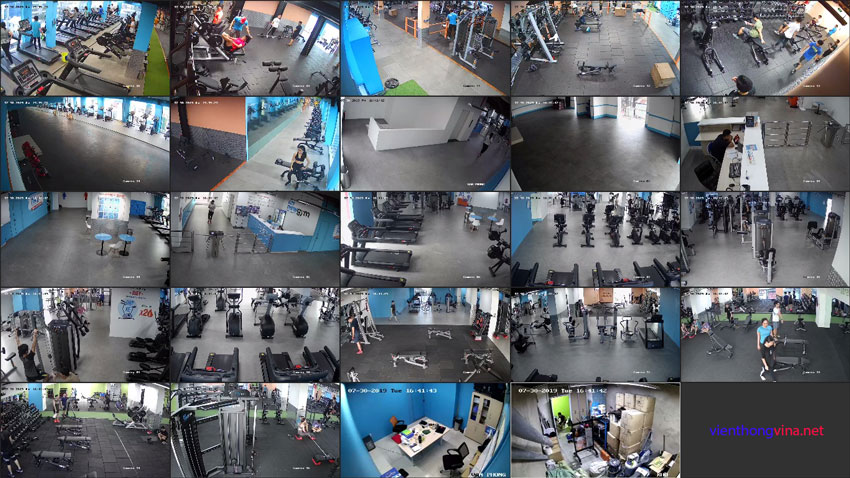 LẮP ĐẶT HỆ THỐNG CAMERA, MẠNG VĂN PHÒNG, MẠNG WIFI TỐC ĐỘ CAO CHO PHÒNG TẬP GYM
