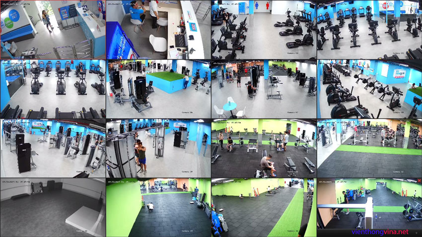 LẮP ĐẶT HỆ THỐNG CAMERA, MẠNG VĂN PHÒNG, MẠNG WIFI TỐC ĐỘ CAO CHO PHÒNG TẬP GYM