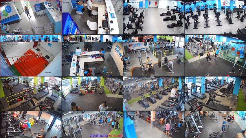 LẮP ĐẶT HỆ THỐNG CAMERA, MẠNG VĂN PHÒNG, MẠNG WIFI TỐC ĐỘ CAO CHO PHÒNG TẬP GYM