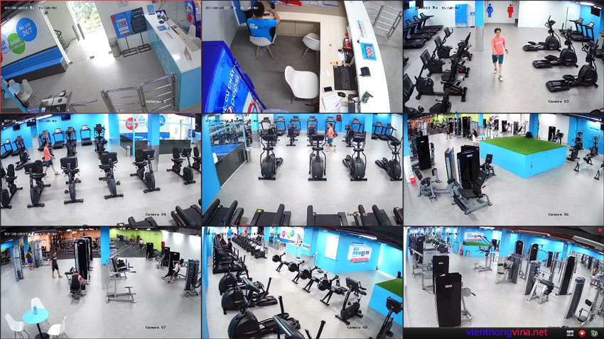 LẮP ĐẶT HỆ THỐNG CAMERA, MẠNG VĂN PHÒNG, MẠNG WIFI TỐC ĐỘ CAO CHO PHÒNG TẬP GYM