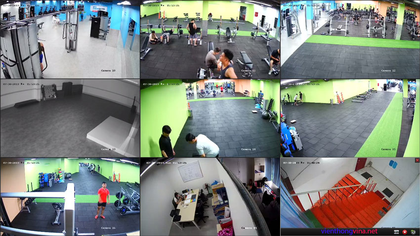 LẮP ĐẶT HỆ THỐNG CAMERA, MẠNG VĂN PHÒNG, MẠNG WIFI TỐC ĐỘ CAO CHO PHÒNG TẬP GYM