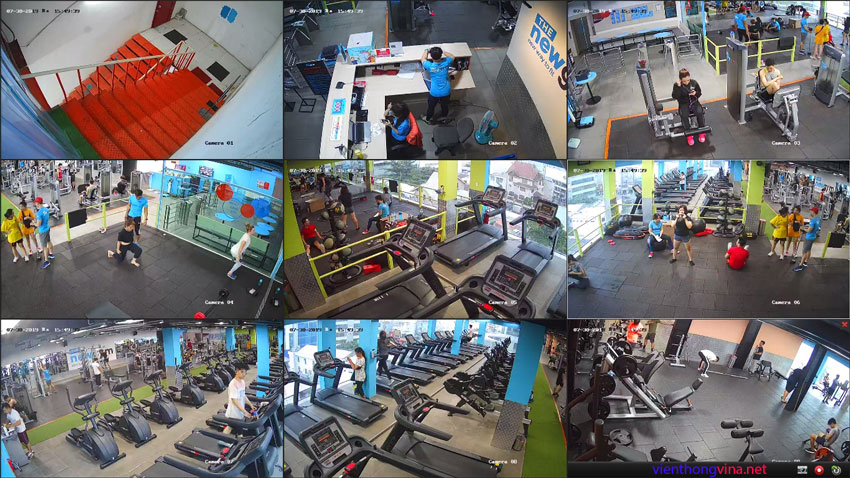 LẮP ĐẶT HỆ THỐNG CAMERA, MẠNG VĂN PHÒNG, MẠNG WIFI TỐC ĐỘ CAO CHO PHÒNG TẬP GYM