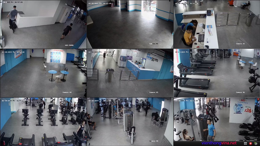LẮP ĐẶT HỆ THỐNG CAMERA, MẠNG VĂN PHÒNG, MẠNG WIFI TỐC ĐỘ CAO CHO PHÒNG TẬP GYM