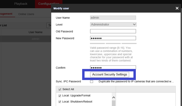 Công cụ Reset mật khẩu đầu ghi HIKVISION