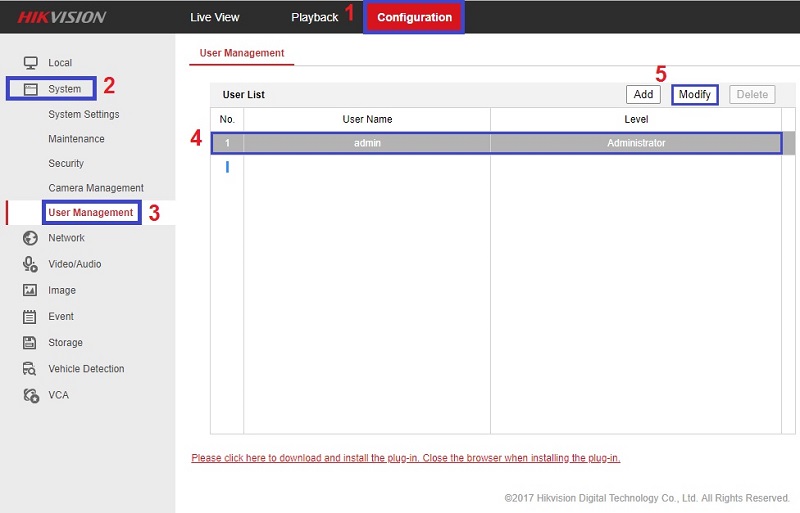 Công cụ Reset mật khẩu đầu ghi HIKVISION