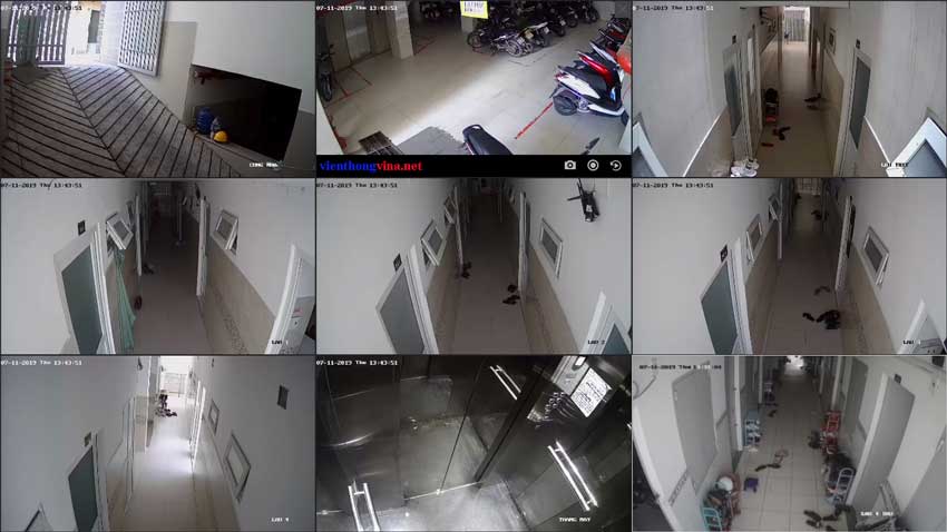 Lắp đặt hệ thống camera quan sát cho chung cư
