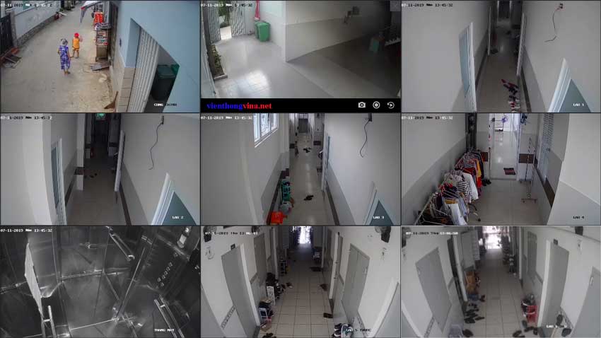 Lắp đặt hệ thống camera quan sát cho chung cư