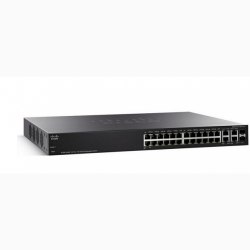 24-port 10/100 PoE+ Managed Switch CISCO SF350-24P-K9-EU