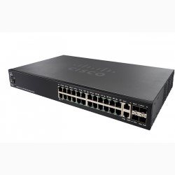 24-Port 10/100 Stackable Managed Switch CISCO SF550X-24-K9-EU