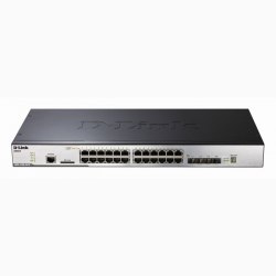 24-Port Gigabit L2 Stackable Managed Switch D-Link DGS-3120-24TC/ESI 