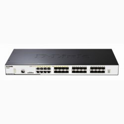 24-Port Gigabit SFP L2 Stackable Managed Switch D-Link DGS-3120-24SC/ESI