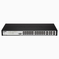 24-Port PoE Smart Switch + 4 Slot SFP D-Link DES-3200-28P