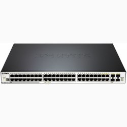 48-Port Gigabit L2 Stackable Managed PoE Switch D-Link DGS-3120-48PC/EEI
