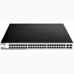 48-port PoE Gigabit Smart Switch + 4 Slot SFP D-LINK DGS-1210-52MPP