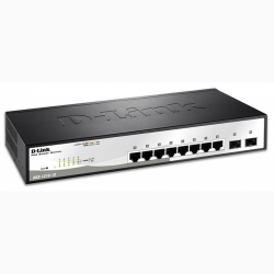 8 port Gigabit Smart Switch + 2 port Gigabit SFP D-LINK DGS-1210-10