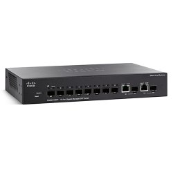 8-Port Gigabit SFP, 2-port Combo mini-GBIC Switch Cisco SG300-10SFP