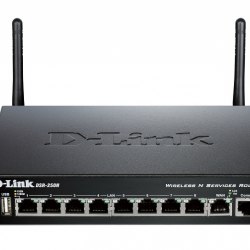 8-Port Gigabit Wireless VPN Router D-Link DSR-250N