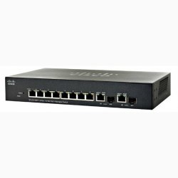 8-port PoE 10/100 + 2-Port Gigabit Switch Cisco SF302-08PP-K9