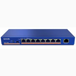 9-port 10/100Mbps + 8-port PoE Switch TENDA TEF1109P